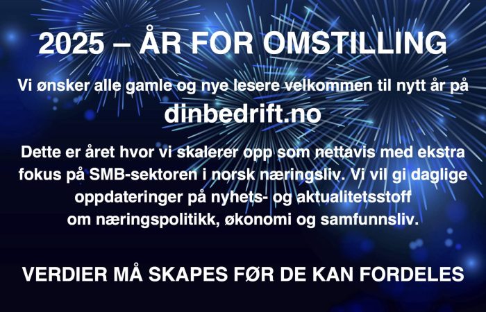 2025 - År for omstilling