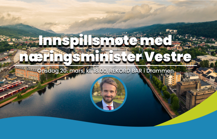 SMB Norge inviterer til et innspillsmøte der våre medlemmer og støttespillere kan komme med konkrete råd og innspill til næringsministeren.