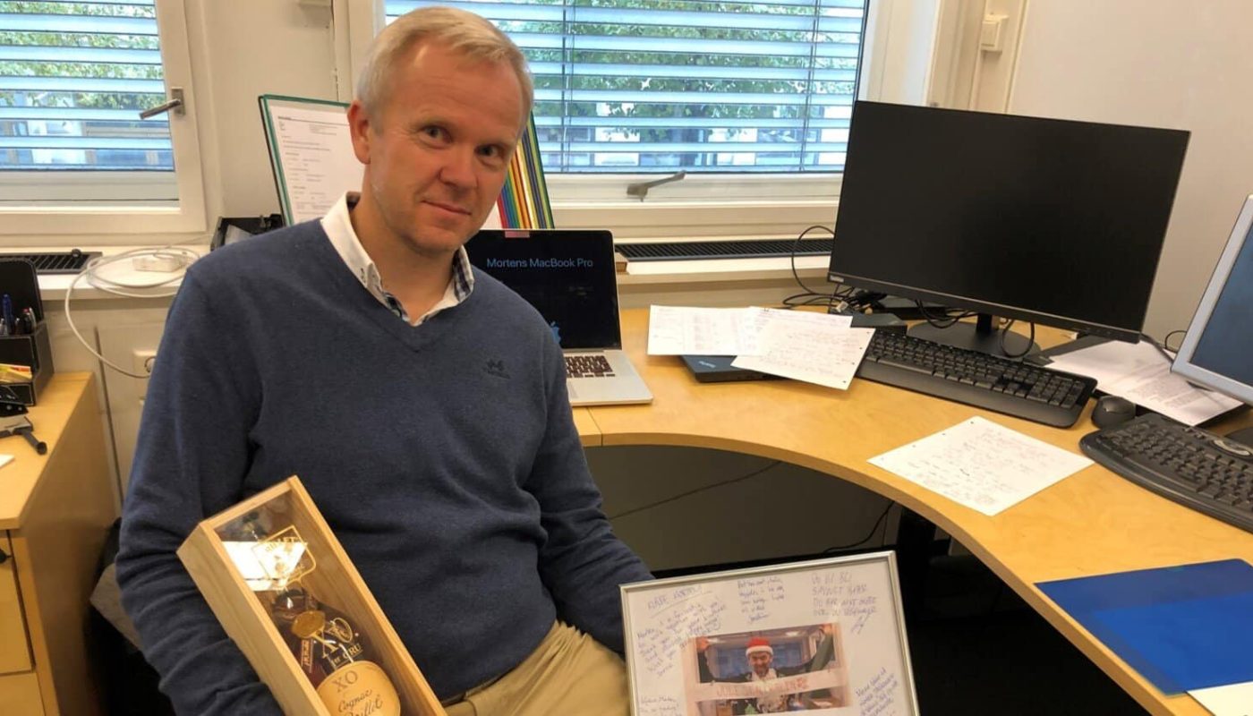 Administrasjonssjef Morten Berge slutter.