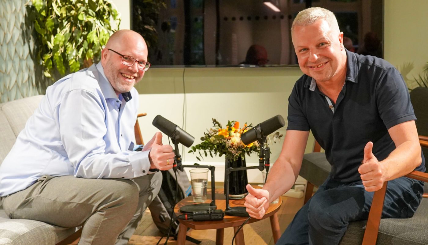Vår reporter Klaus Jakobsen har igjen tatt en podcast-prat med Lars Oscar Øvstegård, som kjemper mot formuesskatt på arbeidende kapital.
Foto: Albert Bright