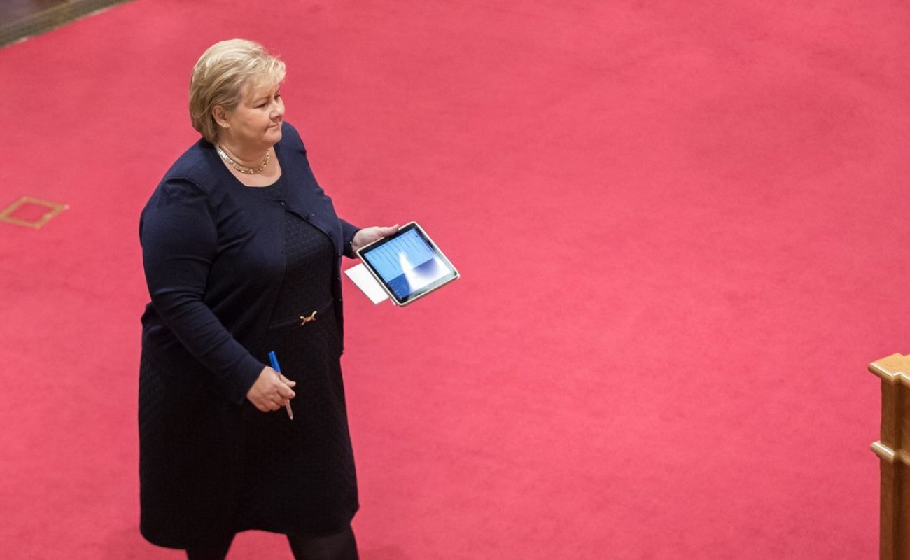 Statsminister Erna Solberg (Foto: SMK)