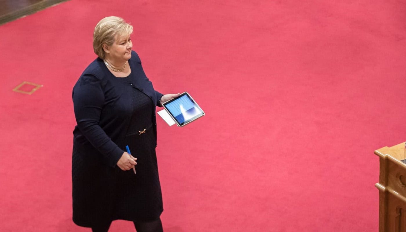 Statsminister Erna Solberg (Foto: SMK)