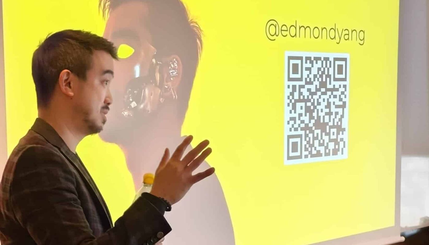 Edmond Yang, KI-ekspert, under Gründer og Investorcruise.
Foto: Klaus Jakobsen