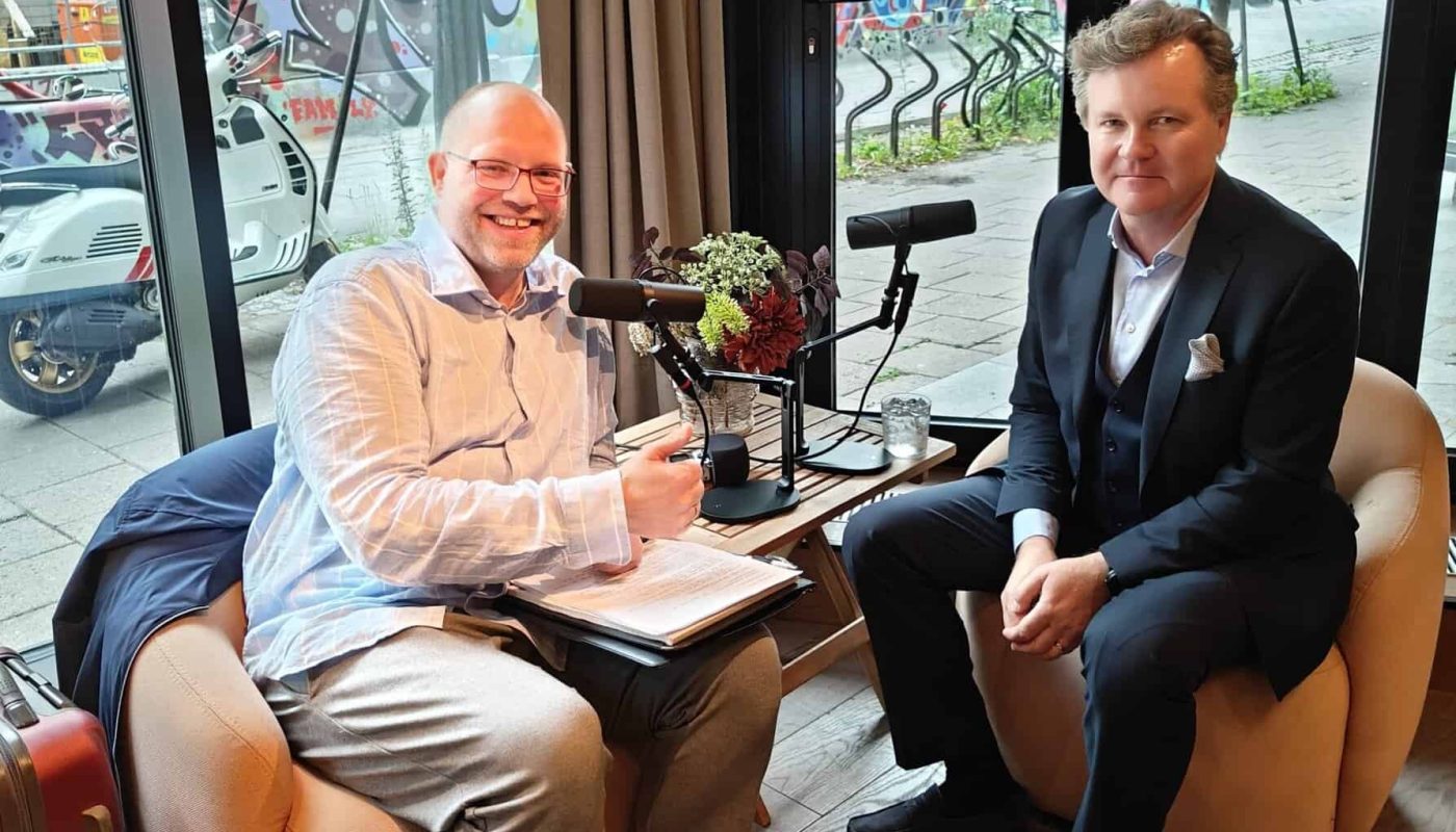 Advokat Jan Magne Langseth, her i en tidligere prat med vår reporter Klaus Jakobsen, som har skrevet den omtalte kommentaren før valget, om formuesskatten.
Foto: Privat