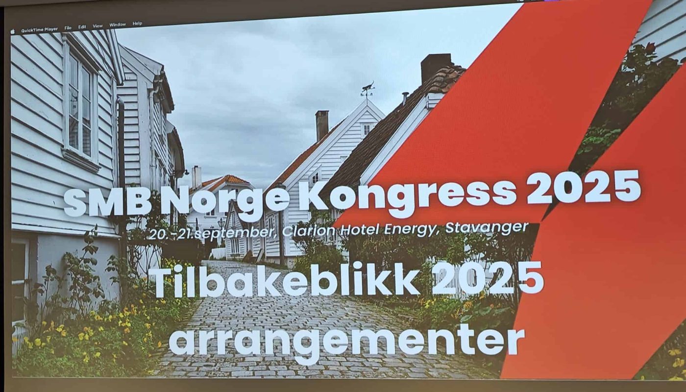 SMB Norges Kongress for 2025 i Stavanger er nå over. Vår reporter har tatt en podcast-prat med styreleder Karl-Anders Grønland og direktør Jørund Rytman.
Foto: Klaus Jakobsen