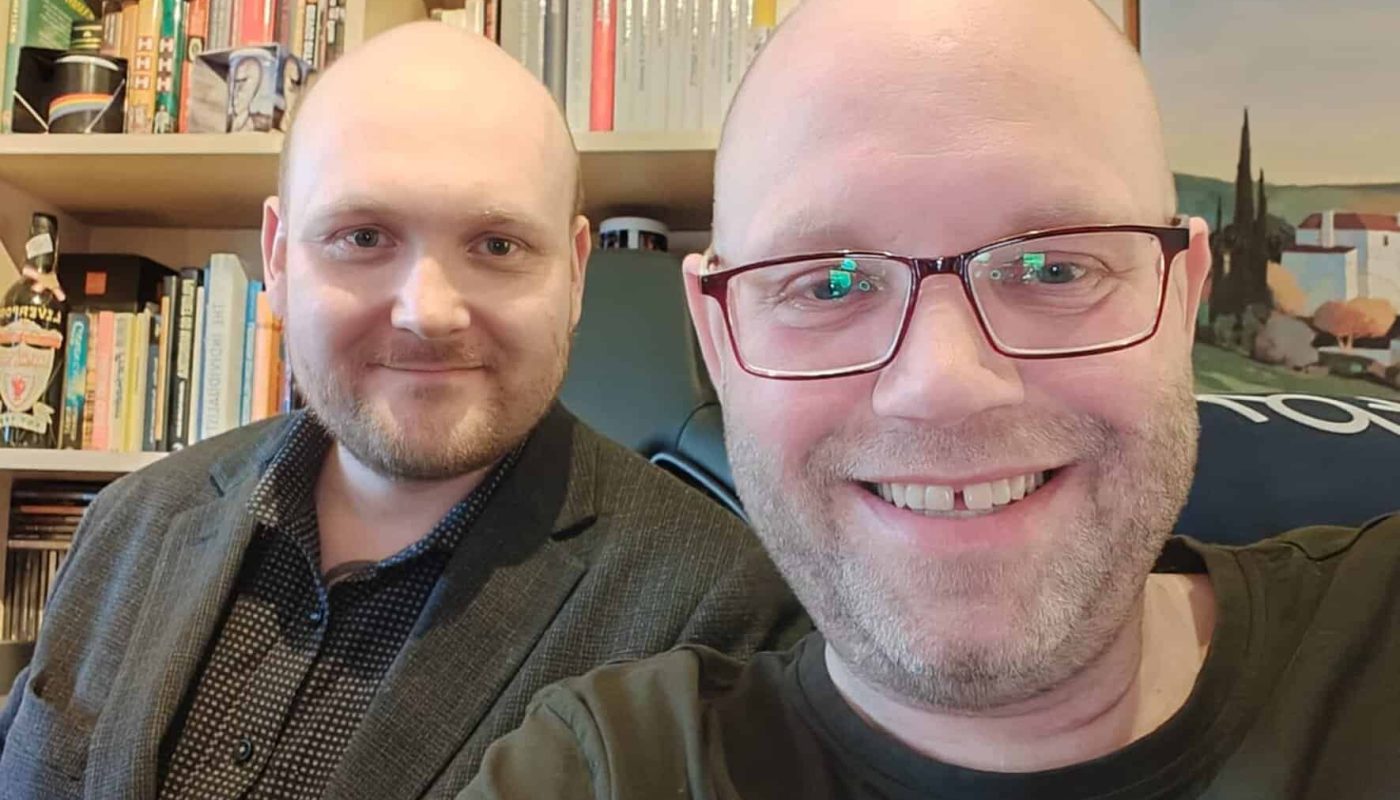 Henrik Gimle Holm og Klaus Jakobsen har igjen hatt et næringspolitisk samtale i podcast. Donald Trump og tolltariffer er sentralt i samtalen.
Foto: Klaus Jakobsen