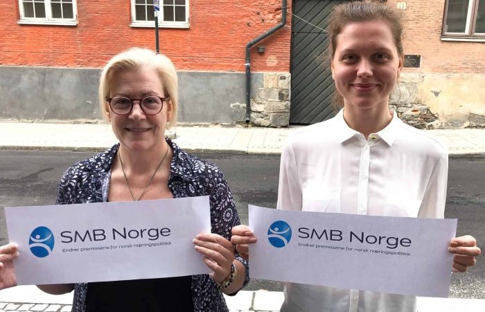 Monica Gregory (v) og Inessa Shaeva i SMB Norge