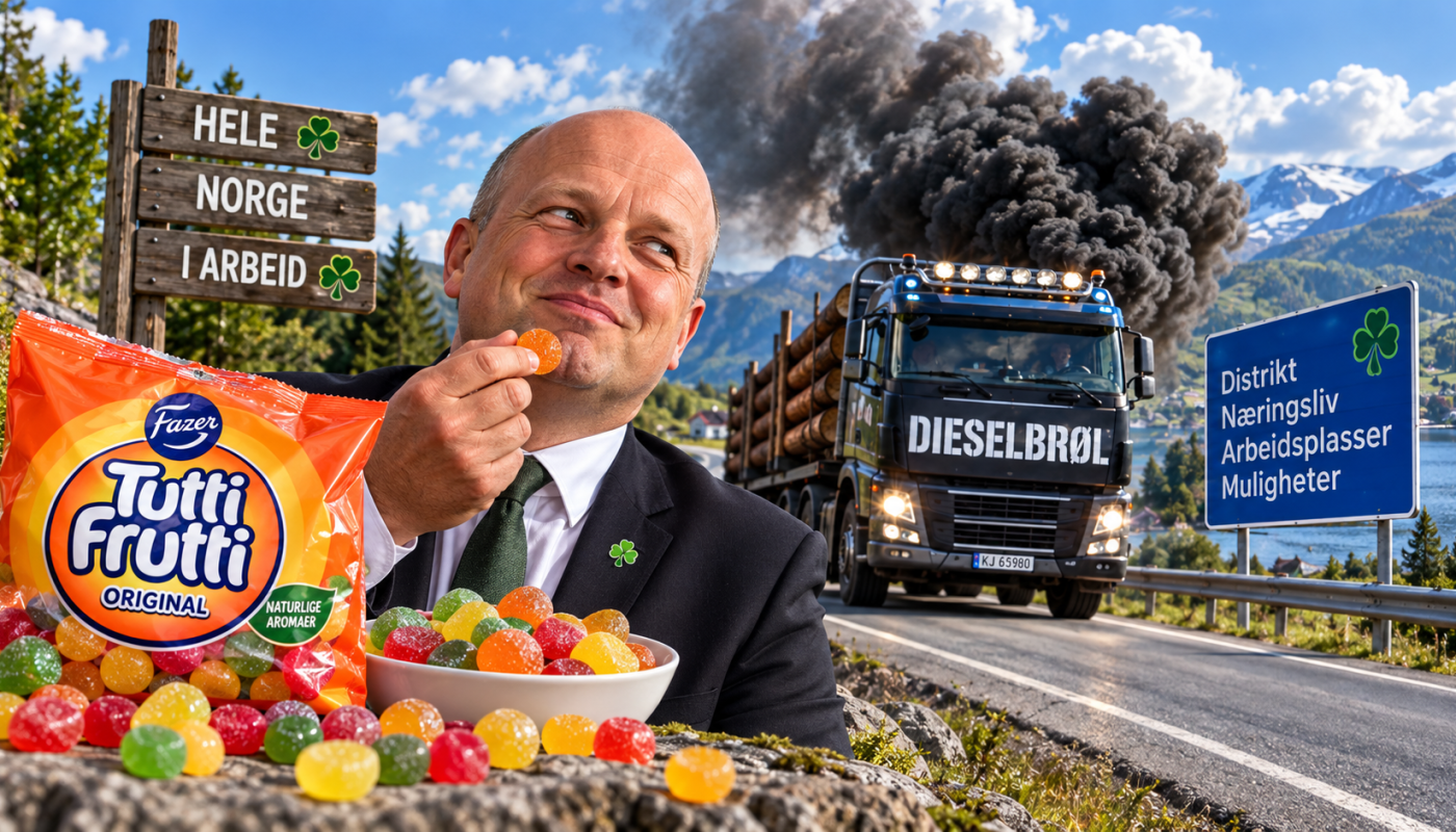 Vil Trygve Slagsvold Vedum og Senterpartiet stå på sitt vedrørende drivstoffkutt i forhandlingene om statsbudsjettet 2027?

Illustrasjonsbilde: ChatGPT