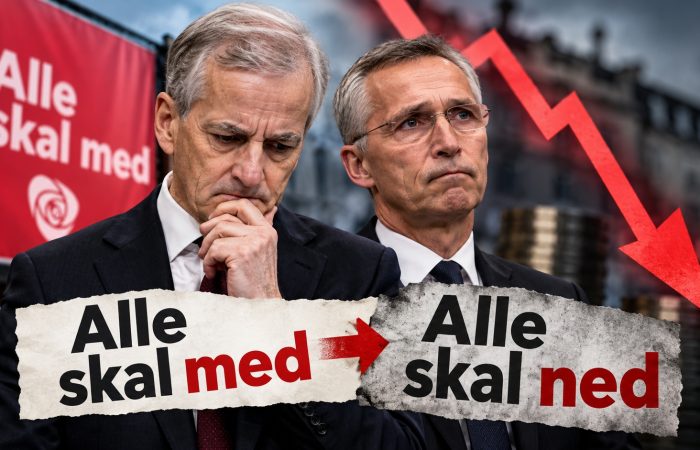 Illustrasjonsbilde laget i ChatGPT. Det er snakk om ny renteheving i desember, hvilket vil ta oss stadig lengre unna slagordet "alle skal med", fra Arbeiderpartiet. 
Reporter Klaus Jakobsen har skrevet en kommentar.