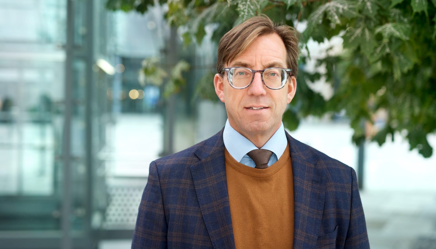 Rune Aale‑Hansen, administrerende direktør i Regnskap Norge. Foto: Wesenberg/Kolonihaven