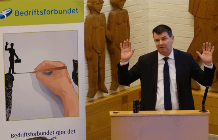 Tor Mikkel Wara, FrP, er tydelig på at skattene må ned.
Foto: SMB Norge