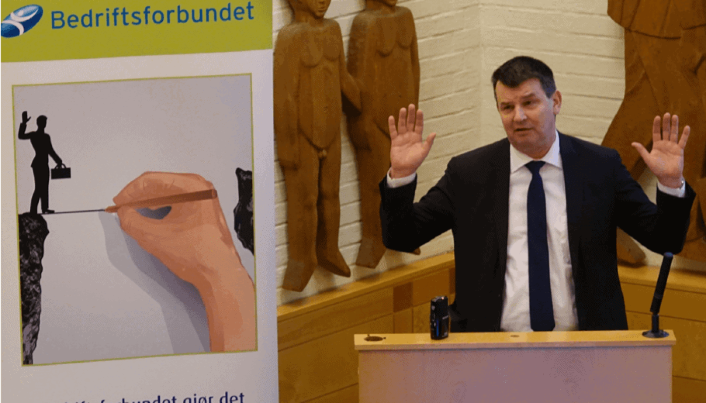 Tor Mikkel Wara, FrP, er tydelig på at skattene må ned.
Foto: SMB Norge